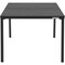 Global Industrial 70 Rectangular Resin Outdoor Dining Table, Black 436984BK - alternate 4